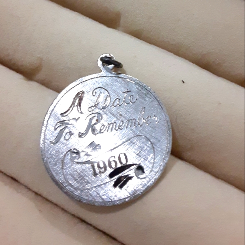 "A Date To Remember 1960" Sterling Pendant
